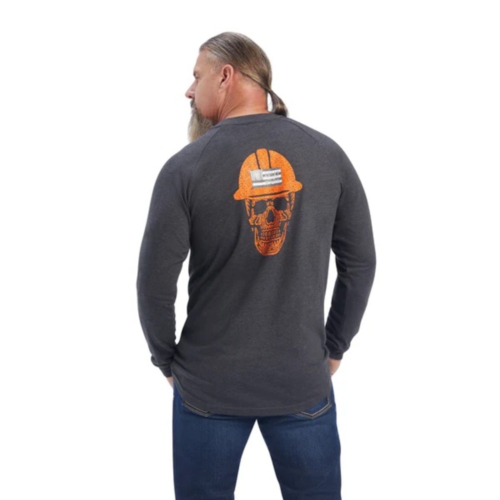 ARIAT MEN'S REBAR COTTON STRONG ROUGHNECK GRAPHIC T-SHIRT